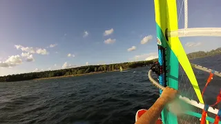 Windsurfing with my Darling Firestorm -  going fast!!!