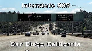 Interstate 805 South - Oceanside to San Ysidro, California - San Diego Freeways