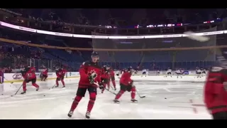 World Junior Championship - Team Canada vs Slovakia - warmups - December 27, 2017