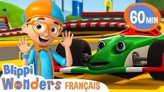 Voiture de course  | Blippi en français | Vidéos éducatives pour enfants