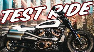 Harley-Davidson Sportster S Test Ride  compared to my Scout Bobber