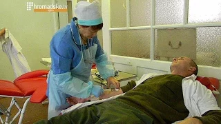 Одесситы сдают кровь для раненных "киборгов"