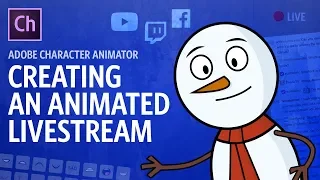 Creating An Animated Livestream (Adobe Character Animator Tutorial)