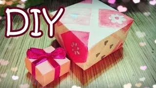 How To Make A Simple Origami Gift Box - DIY Gift Box in 2 minutes