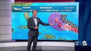 Hurricane Lee downgraded to Category 3 storm with 115 mph winds