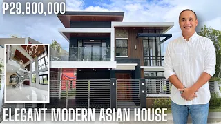 House Tour 327 | Elegant Modern Asian House and Lot For Sale in Tagaytay City, Cavite
