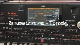 Returnela pe pad - Tutorial pa1000