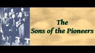 Pop Eye's Spiritual - The Sons of the Pioneers - 1935