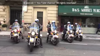 NYPD Police Motorcycle Team Highway Patrol Division Manhattan New York HD ©