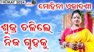 Mohini Ekadashi || Venus Transit to Own House || Rashiphala || 19-May-2024 || Dr. Jayanti Mohapatra