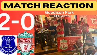 EVERTON 2-0 LIVERPOOL | MERSEYSIDE DERBY | TITLE CHANE SLIPPING AWAY | MATCH REACTION | FAN | EPL