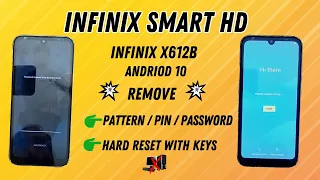 Infinix Smart Hd 2021 Hard Reset || Infinix Smart HD X612B pattern Unlock Without PC