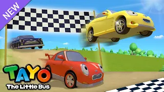 The Fastest Racing Car🏎️ | Tayo Race Car Songs for Kids | Nursery Rhymes | Tayo the Little Bus