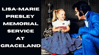 Lisa-Marie Presley -Memorial Service At Graceland