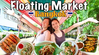 Hidden Bangkok Floating Market | Local Favourite | Enjoy authentic food and Boat Trip🇹🇭