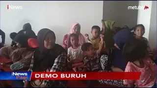 Tuntut PHK Massal Tanpa Pesangon, Ratusan Buruh Menginap di Gedung DPRD- iNews Pagi 09/07