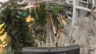 Log Chute On-ride Front Seat (HD POV) Nickelodeon Universe