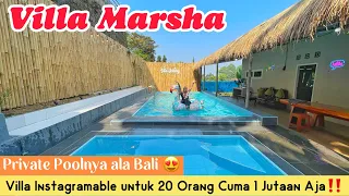 VILLA MARSHA PUNCAK || Estetik & Instagramable‼️Syok Banget Pas Liat Dalemnya 😱😍