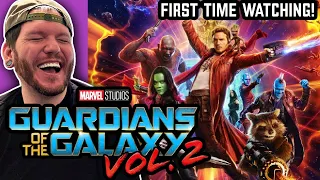 I loved Guardians of the Galaxy Vol 2 ! - first time watching REACTION