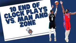 10 End of Clock Basketball Plays vs. Man or Zone Defense