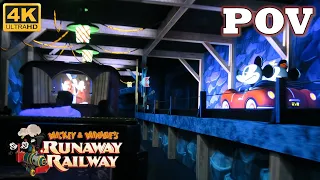 Mickey & Minnie's Runaway Railway POV, Disneyland Trackless Dark Ride | Non-Copyright