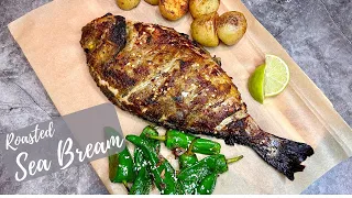 Easy Oven-Baked Sea Bream Recipe || Whole Fish Roast in Oven || Grilled Fish Recipe