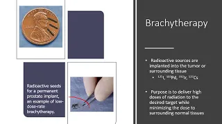 Introduction to Radiation Therapy Summary