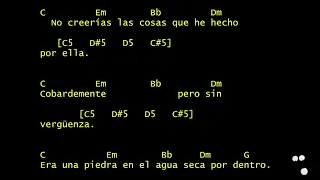 Ella Uso Mi Cabeza Como Un Revolver - Soda Stereo - Sueño Stereo - Acordes para Guitarra