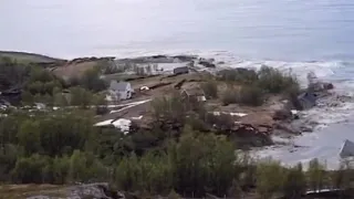 Terrifying landslide in Norway on June 3 2020