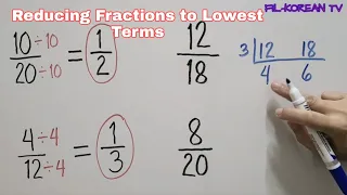 Reducing Fraction to Lowest Term