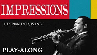 Impressions (Dmi) - Up Tempo Swing || BACKING TRACK