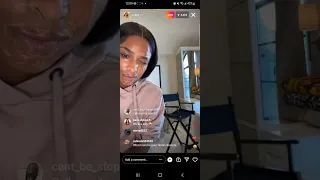 Ciara Goes Live On Instagram