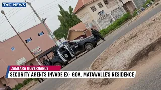 WATCH: Security Agencies Invade Former Governor Matawalle's Residence