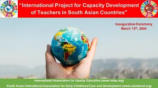 Inauguration ceremony of the “International Project for Capacity Development of Teachers"