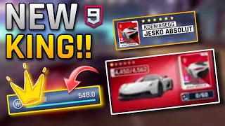 Asphalt 9: New Koenigsegg Jesko Absolute First Look & Max Stats Showcase!