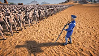 CAN 1 FRENCH SOLDIER HOLD 300,000 ZOMBIES ? - Ultimate Epic Battle Simulator 2