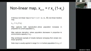 logistic map and bifurcation and chaos