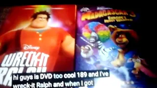 Wreck It Ralph & Madagascar 3 Europe's Most Wanted (UK) DVD Unboxing By SamDjanReviews