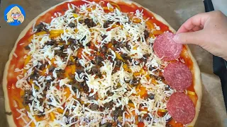 🍕Идеальное тесто для пиццы! Два рецепта вкусной домашней пиццы в духовке!🍕 Продукты в Германии