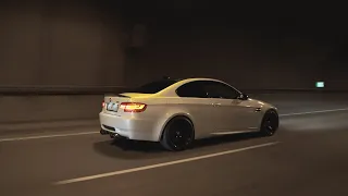 White BMW M3 E92 | Brutal Sound | NIGHTRIDE / M POWER