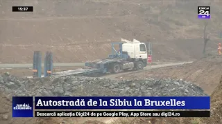 Drulă: „Vom avea autostradă de la Sibiu la Bruxelles”. Lucrările vor fi gata în 4 ani