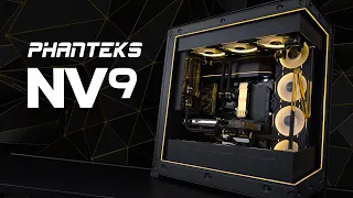 Triple-rad Phanteks NV9 Build: A Stunningly Elegant Setup!