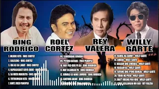 Willy Garte, Bing Rodrigo, Roel Cortez, Rey Valera TAGALOG MELLOW SONGS | All Time Favourite