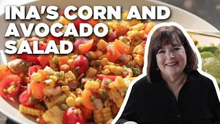 Ina Garten's Fiesta Corn & Avocado Salad | Barefoot Contessa | Food Network