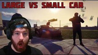 Large Car vs Small Car Face To Face (Gta 5 online w/ JeromeASF)