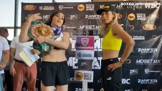 ¡Se Puso Intenso! Yamileth Mercado vs Isis Vargas en Ceremonia de Pesaje