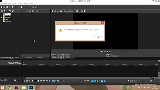 Sony Vegas●Не открывает AVI, MP4