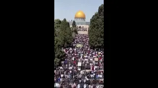 Thousands attend Ramadan prayers in Jerusalem