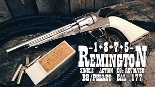 Remington 1875 CO2 Revolver BB/Pellet .177 - My First Films