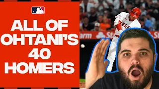 CHATWIN REACTS to All 40 home runs hit by Shohei Ohtani so far this season! 大谷翔平ハイライト